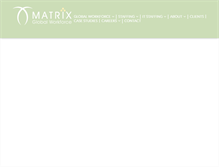 Tablet Screenshot of matrixonweb.com